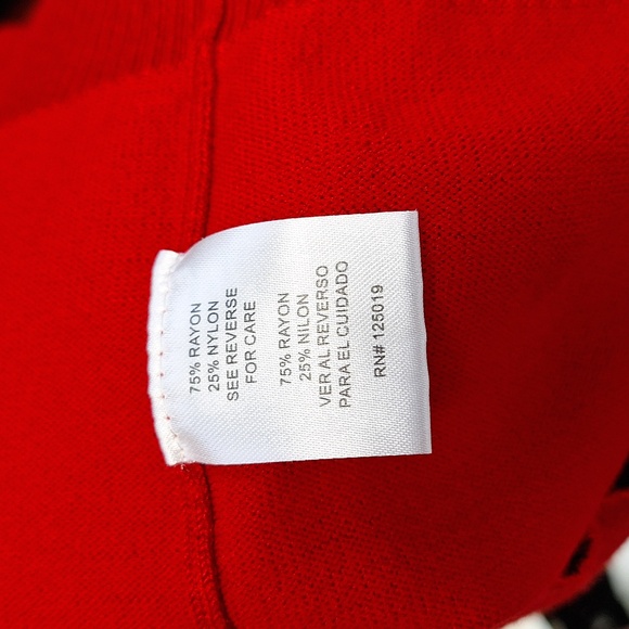 Joseph A. QUEST-CE QUE CEST SILK? Petite M Women's w/Tags Turtleneck Scarlet Red - Picture 6 of 7